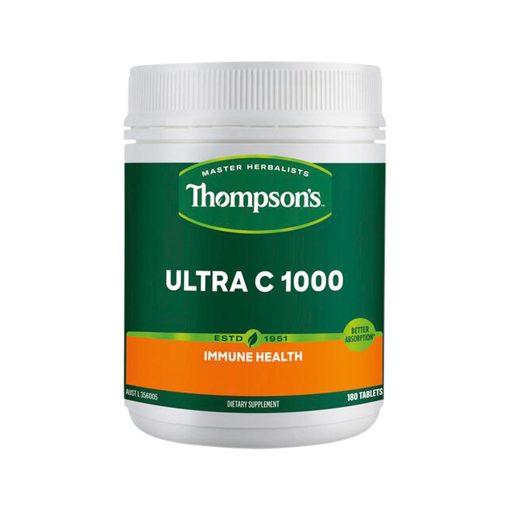 Thompson's Ultra C 1000 Sustained Release 180 Tablets