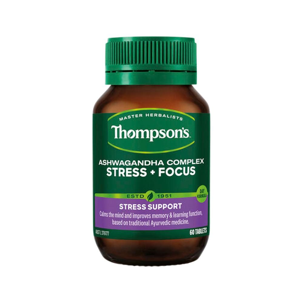 Thompson's Ashwagandha Complex Stress + Focus 60 Tablets