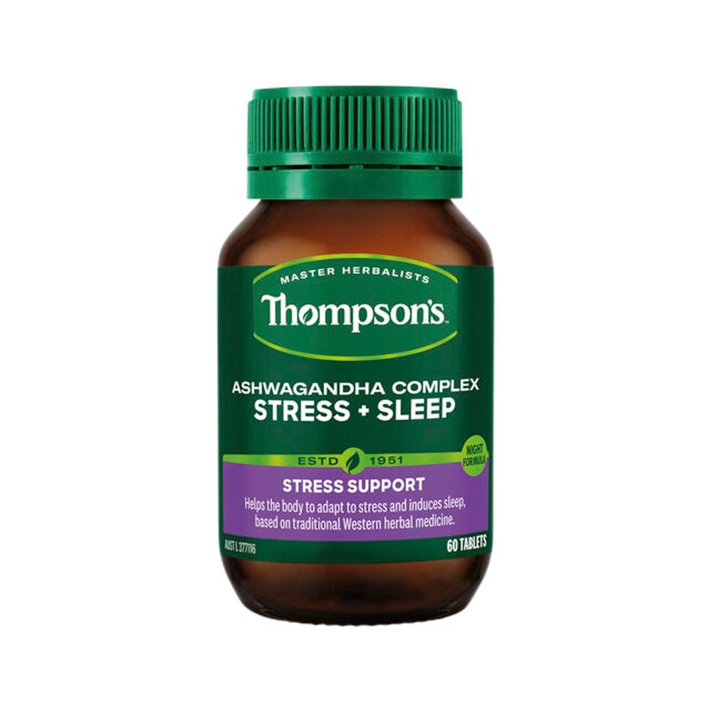 Thompson's Ashwagandha Complex Stress + Sleep 60 Tablets