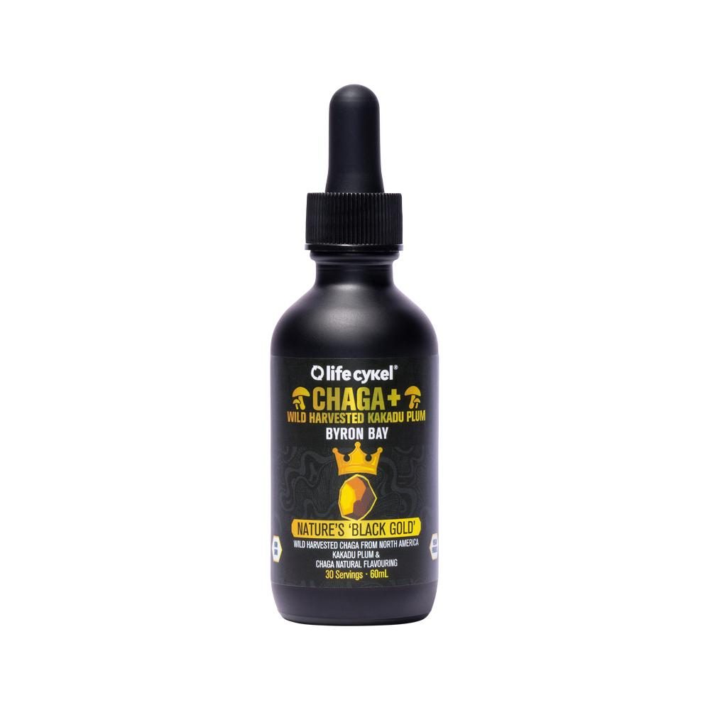 Life Cykel Chaga + Wild Harvested Kakadu Plum (Natures Black Gold) 60ml