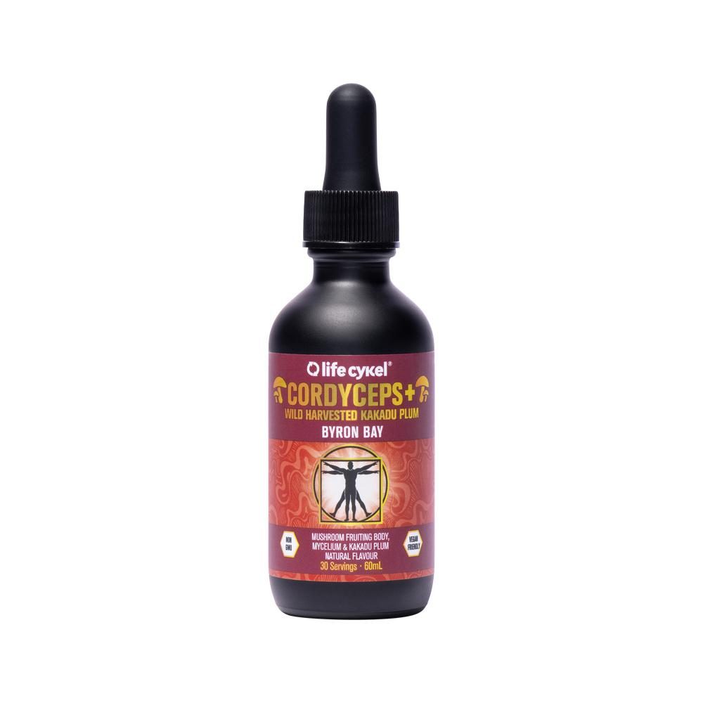 Life Cykel Cordyceps + Wild Harvested Kakadu Plum 60ml
