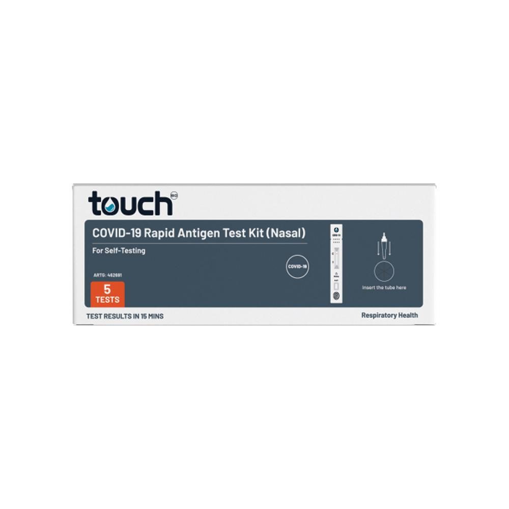 Touchbio Self Test Kit - COVID-19 Nasal RAT (Nasal) x 5 Tests