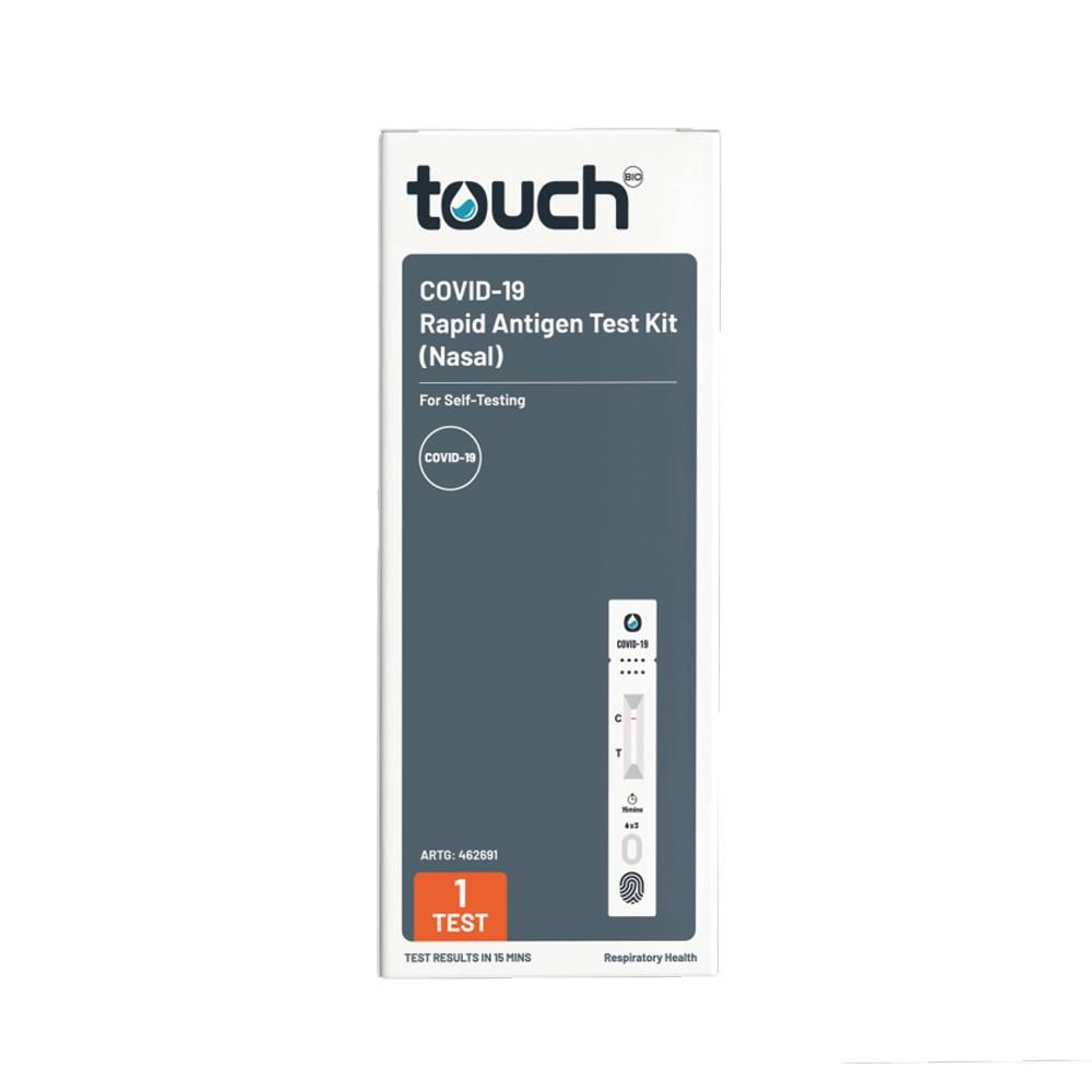 Touchbio Self Test Kit - COVID-19 Nasal RAT (Nasal) x 1 Test
