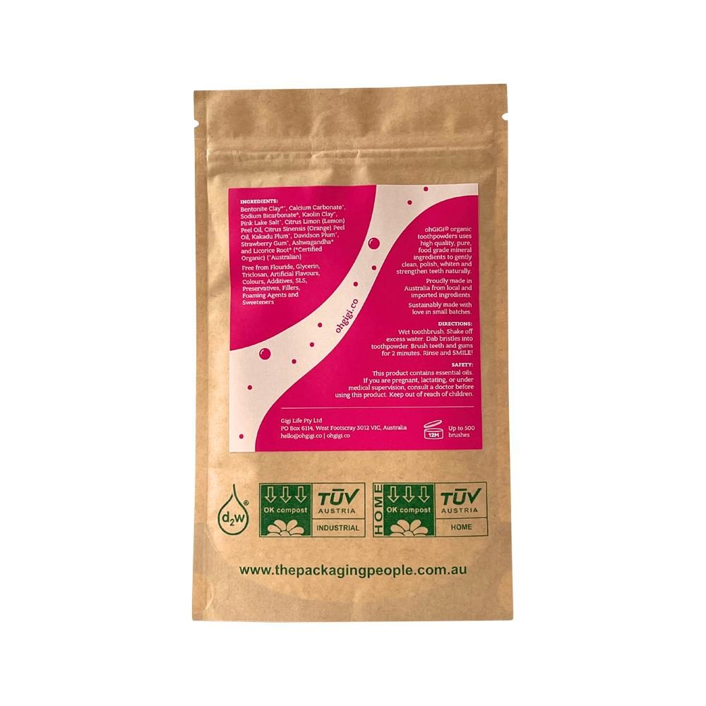 OhGiGi Tooth Powder Fruity Brush Refill 100g