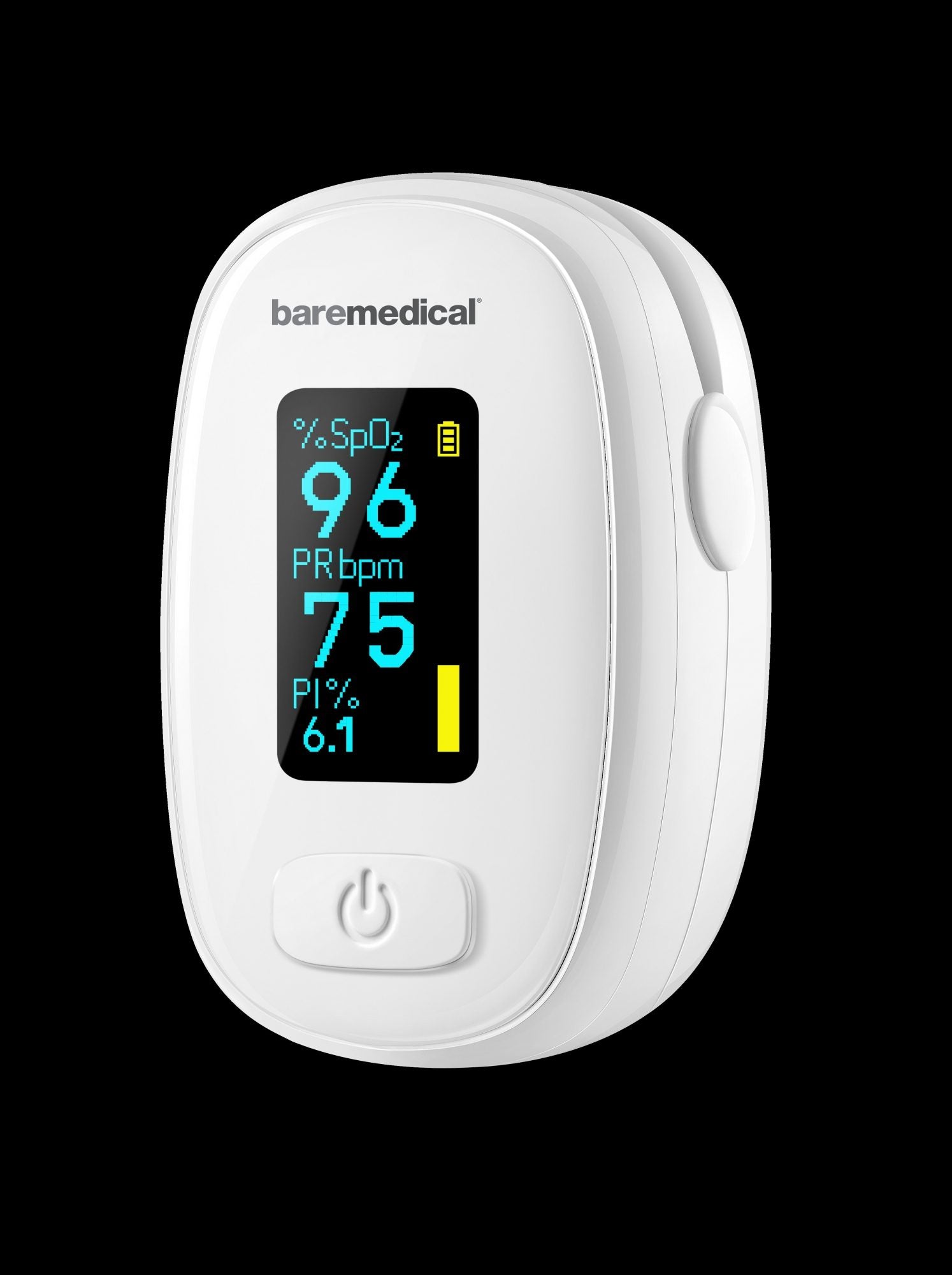 Blood Oxygen Pulse Oximeter Fingertip OLED Bluetooth Bare Medical