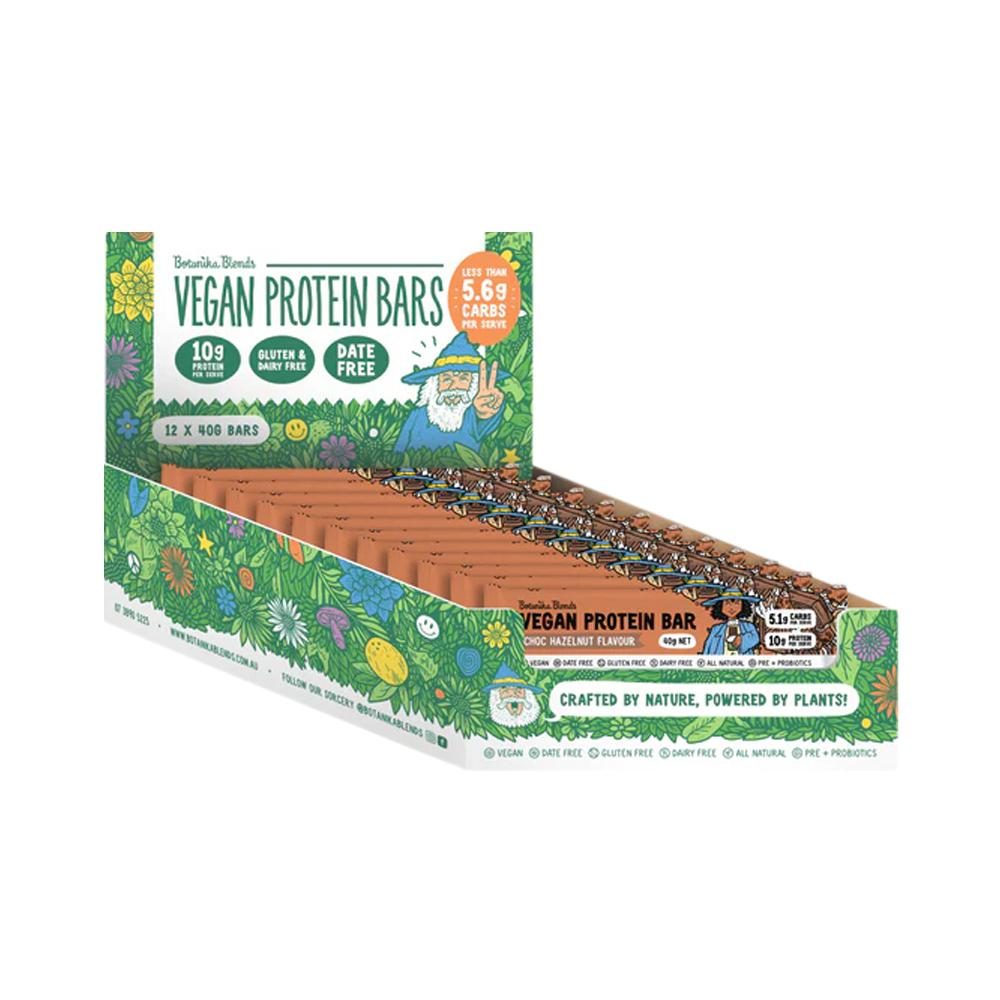 Botanika Blends Vegan Protein Bars Choc Hazelnut 40g x 12 Pack