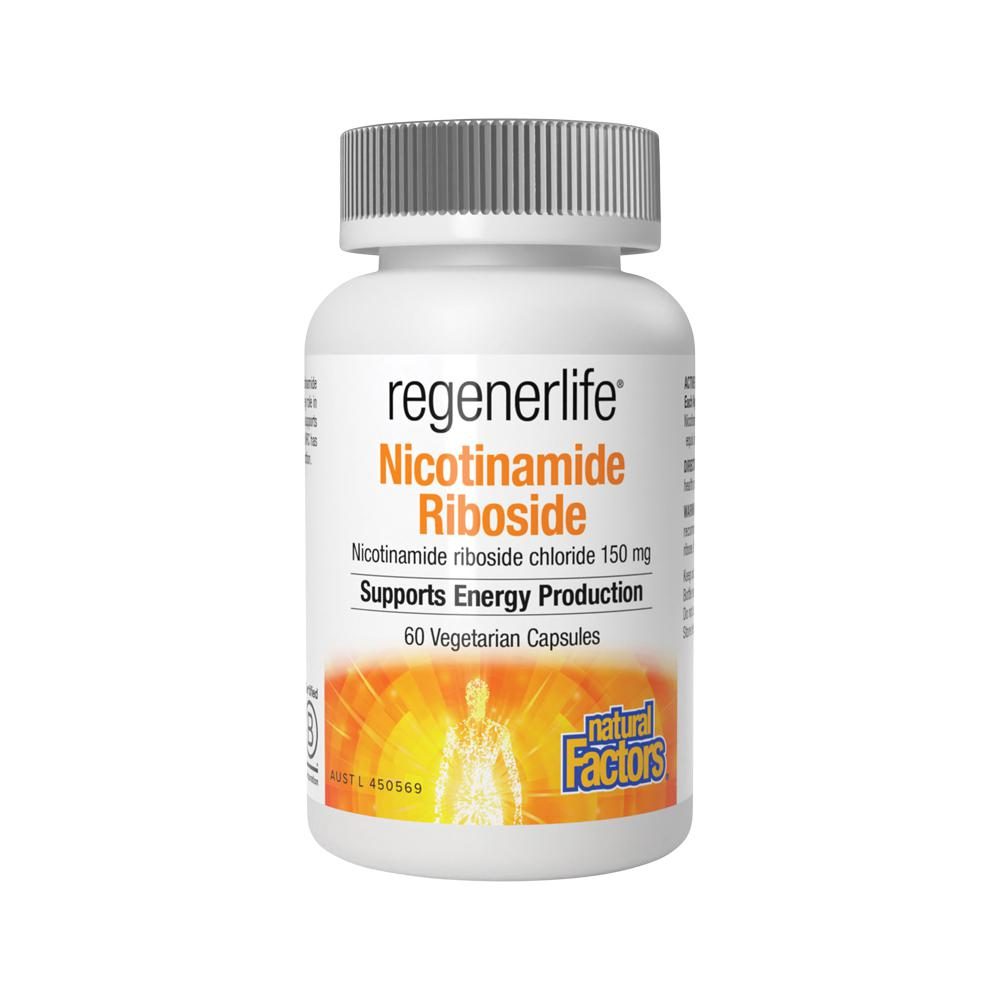 Natural Factors Regenerlife Nicotinamide Riboside 60 Vege Capsules