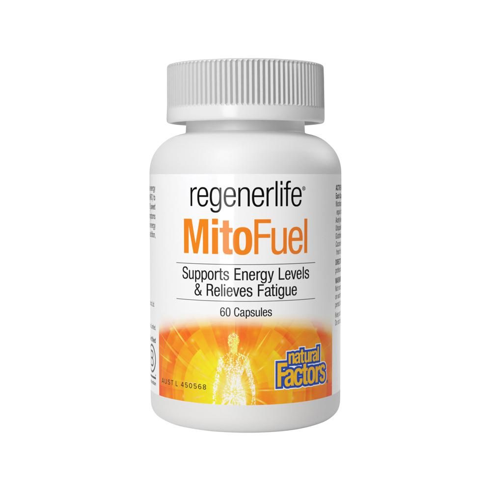 Natural Factors Regenerlife Mitofuel 60 Capsules