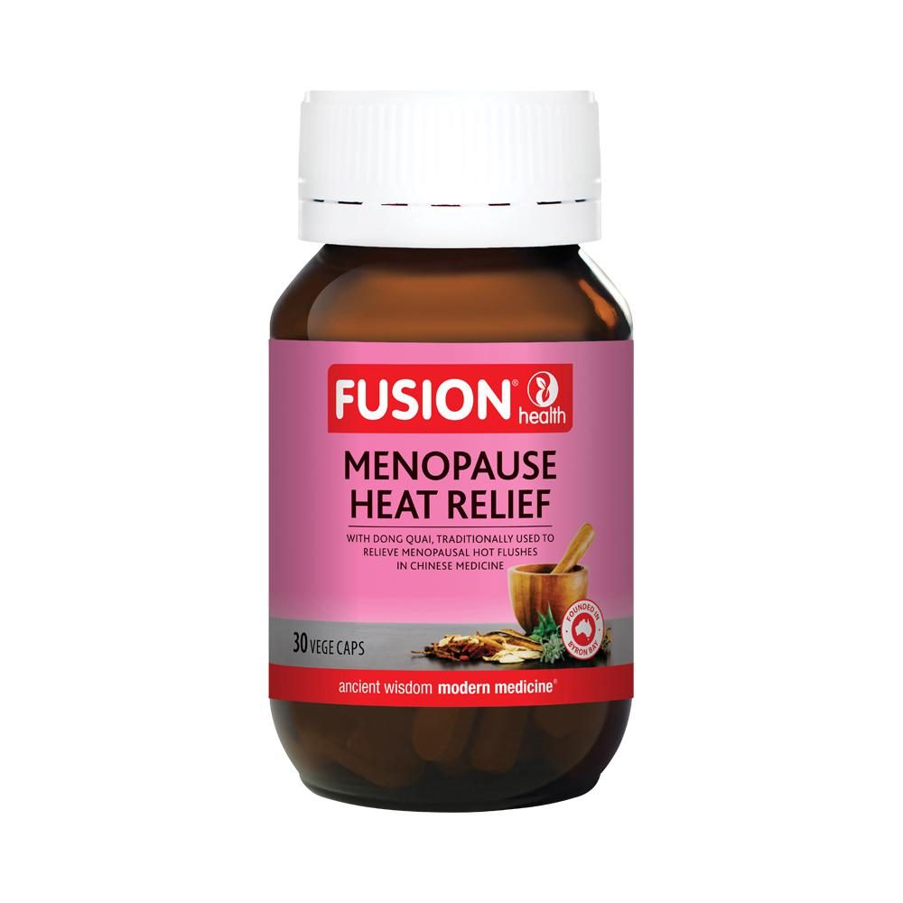 Fusion Health Menopause Heat Relief 30 Vege Capsules