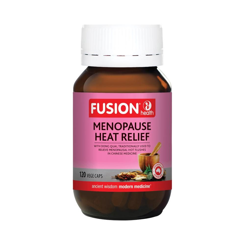 Fusion Health Menopause Heat Relief 120 Vege Capsules