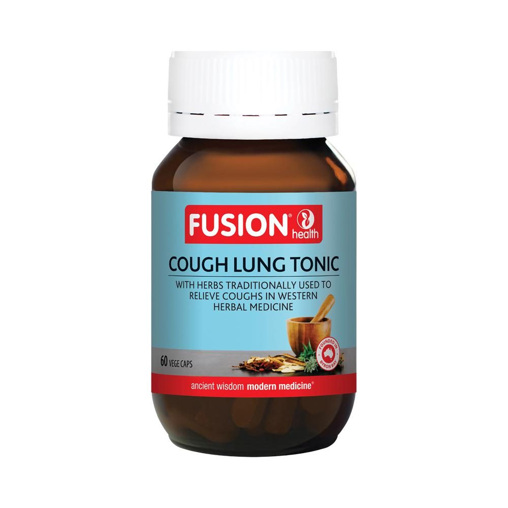 Fusion Health Cough Lung Tonic 60 Vege Capsules