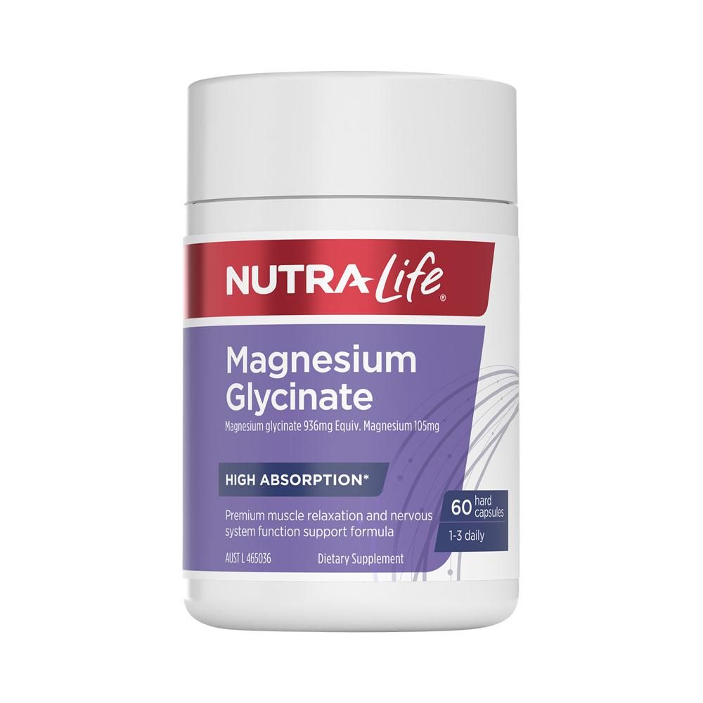NutraLife Magnesium Glycinate 60 Capsules