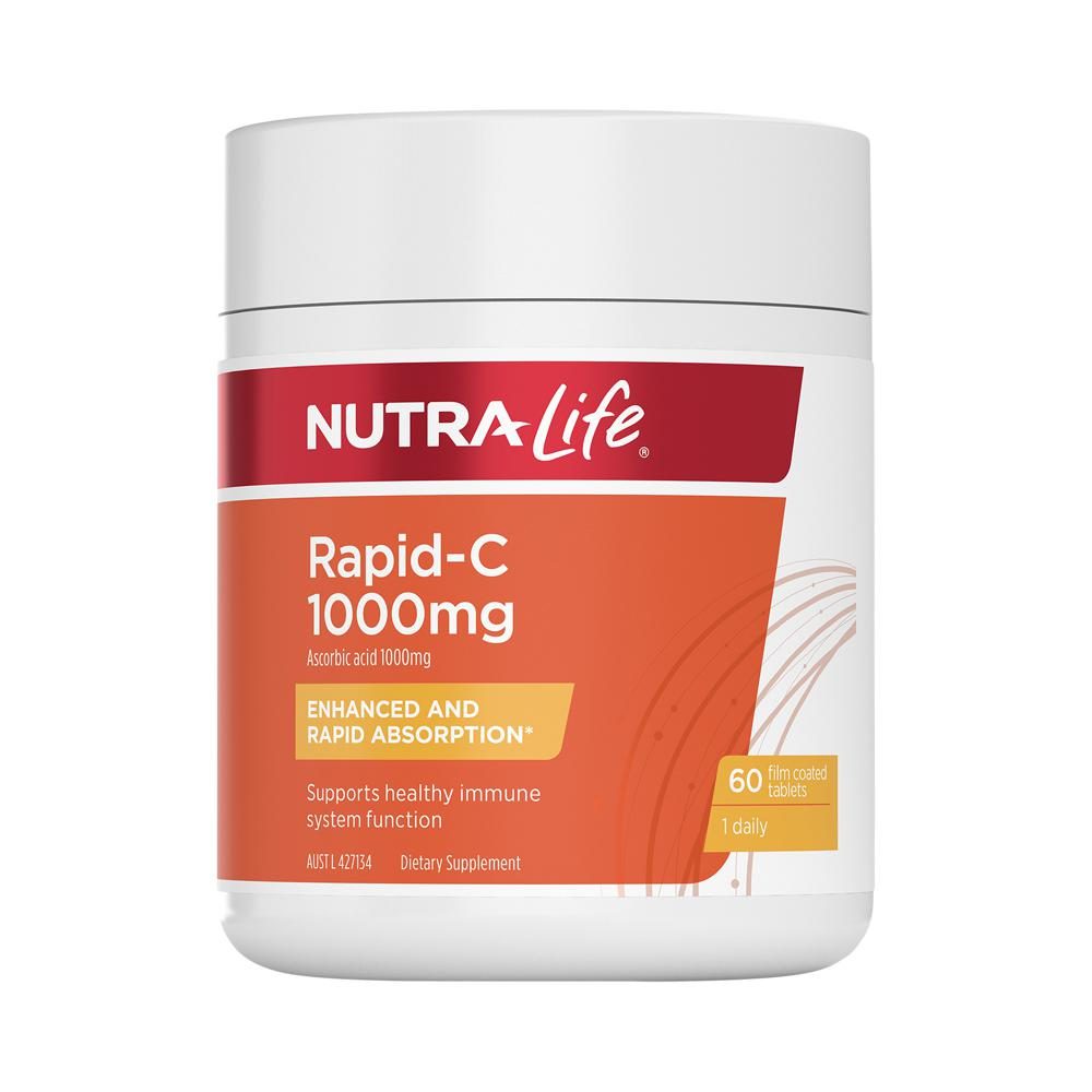 NutraLife Rapid-C 1000mg 60 Tablets