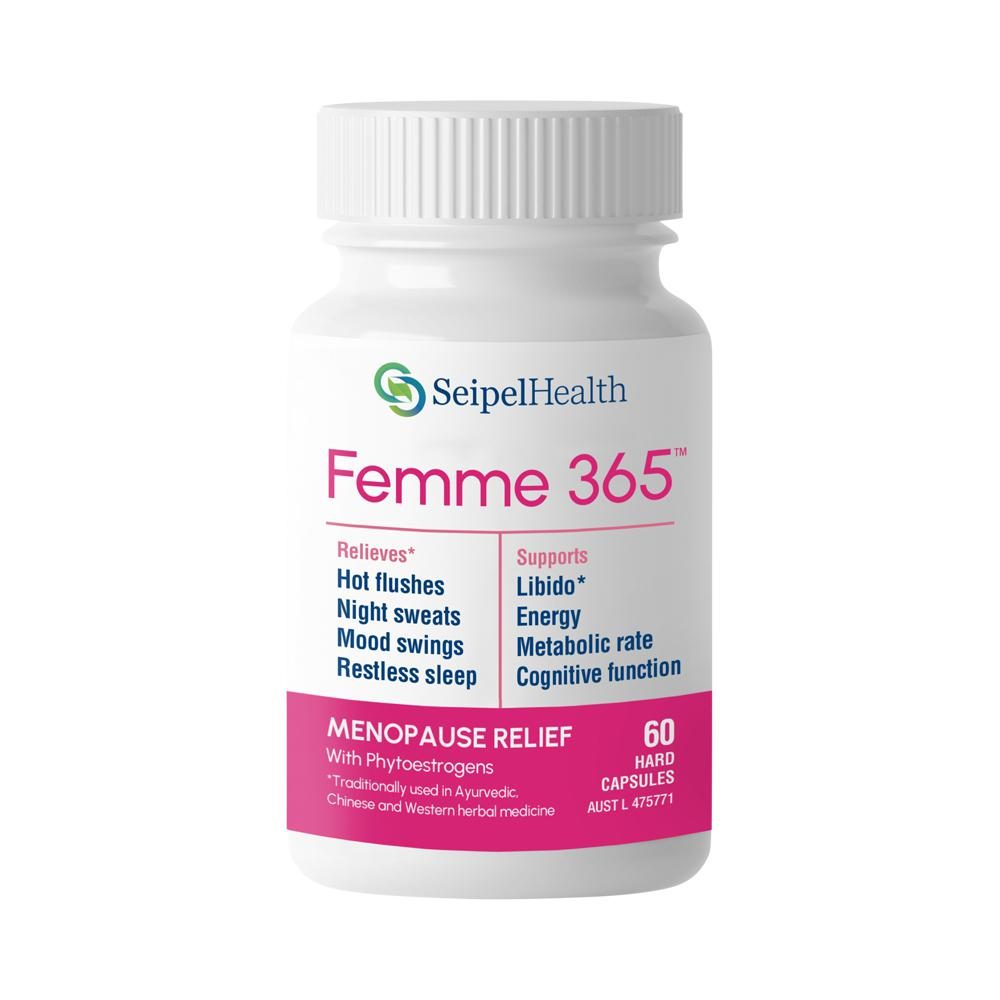 Seipel Health Femme 365 Menopause Relief 60 Capsules