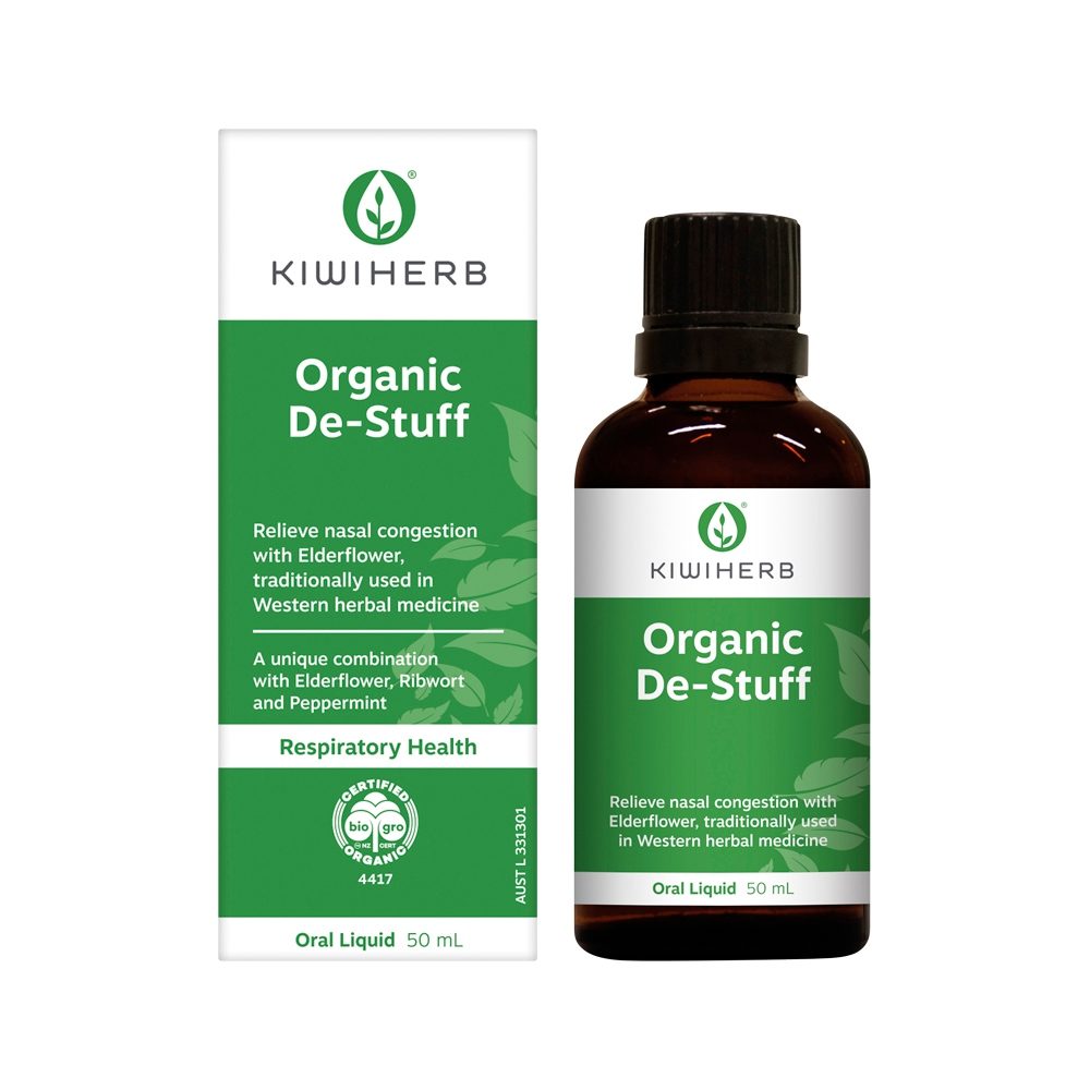 Kiwiherb Organic De-Stuff 50ml