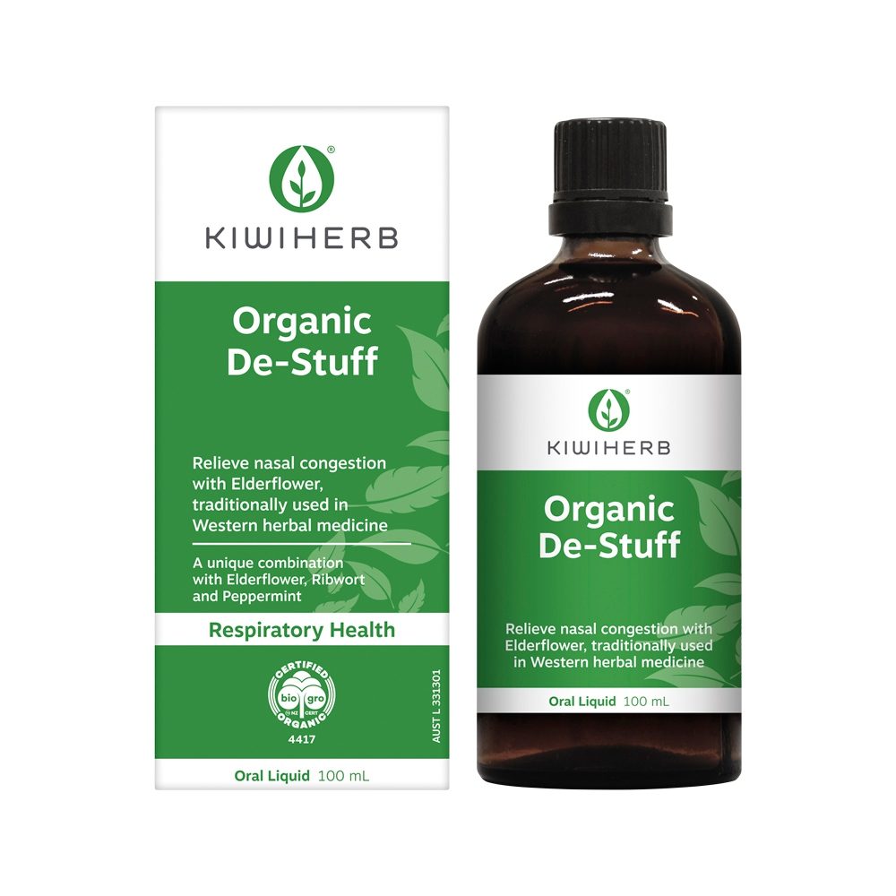 Kiwiherb Organic De-Stuff 100ml