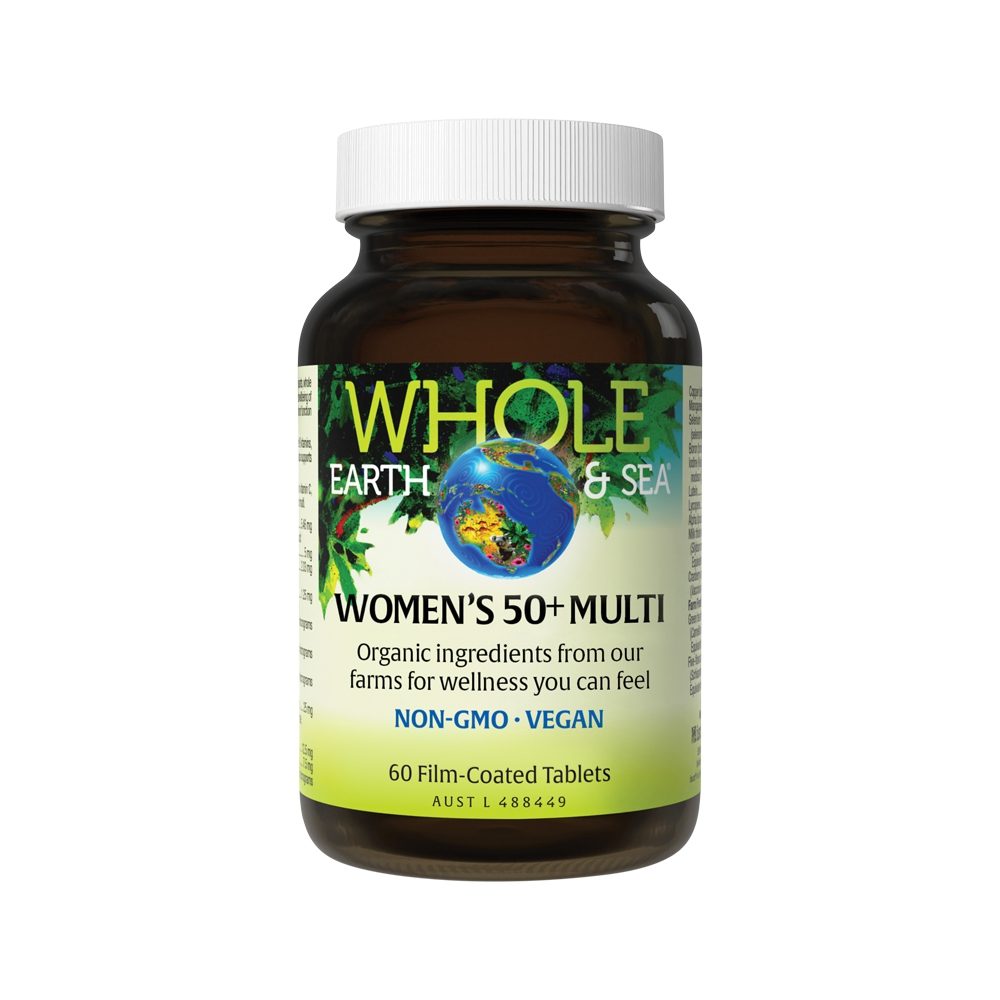 Whole Earth & Sea Womens 50+ Multi 60 Tablets