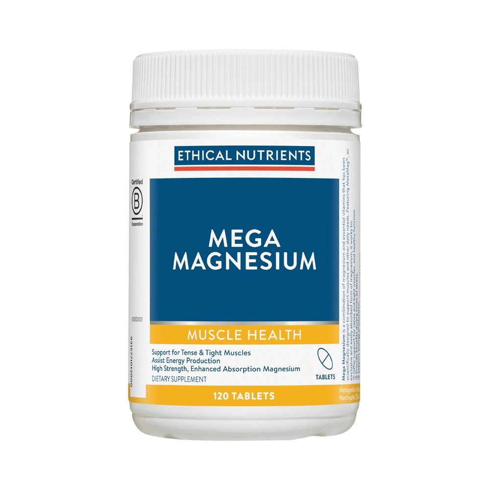 Ethical Nutrients Mega Magnesium 120 Tablets