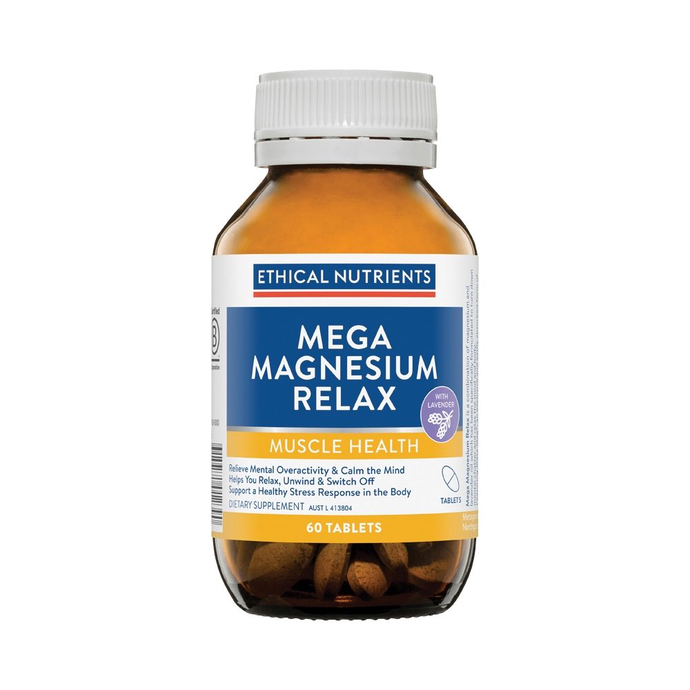 Ethical Nutrients Mega Magnesium Relax 60 Tablets