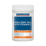 Ethical Nutrients Mega Zinc 40mg Vitamin C Raspberry 190g