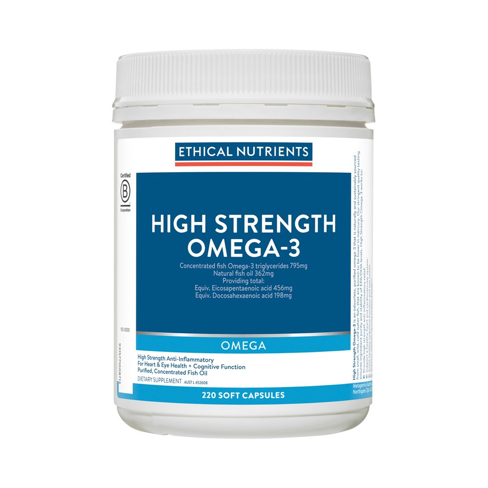 Ethical Nutrients High Strength Omega-3 220 Capsules