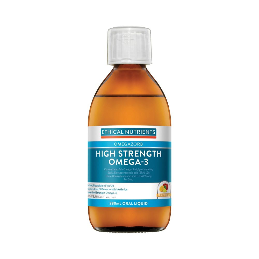 Ethical Nutrients High Strength Omega-3 Fruit Punch Oral Liquid 280ml