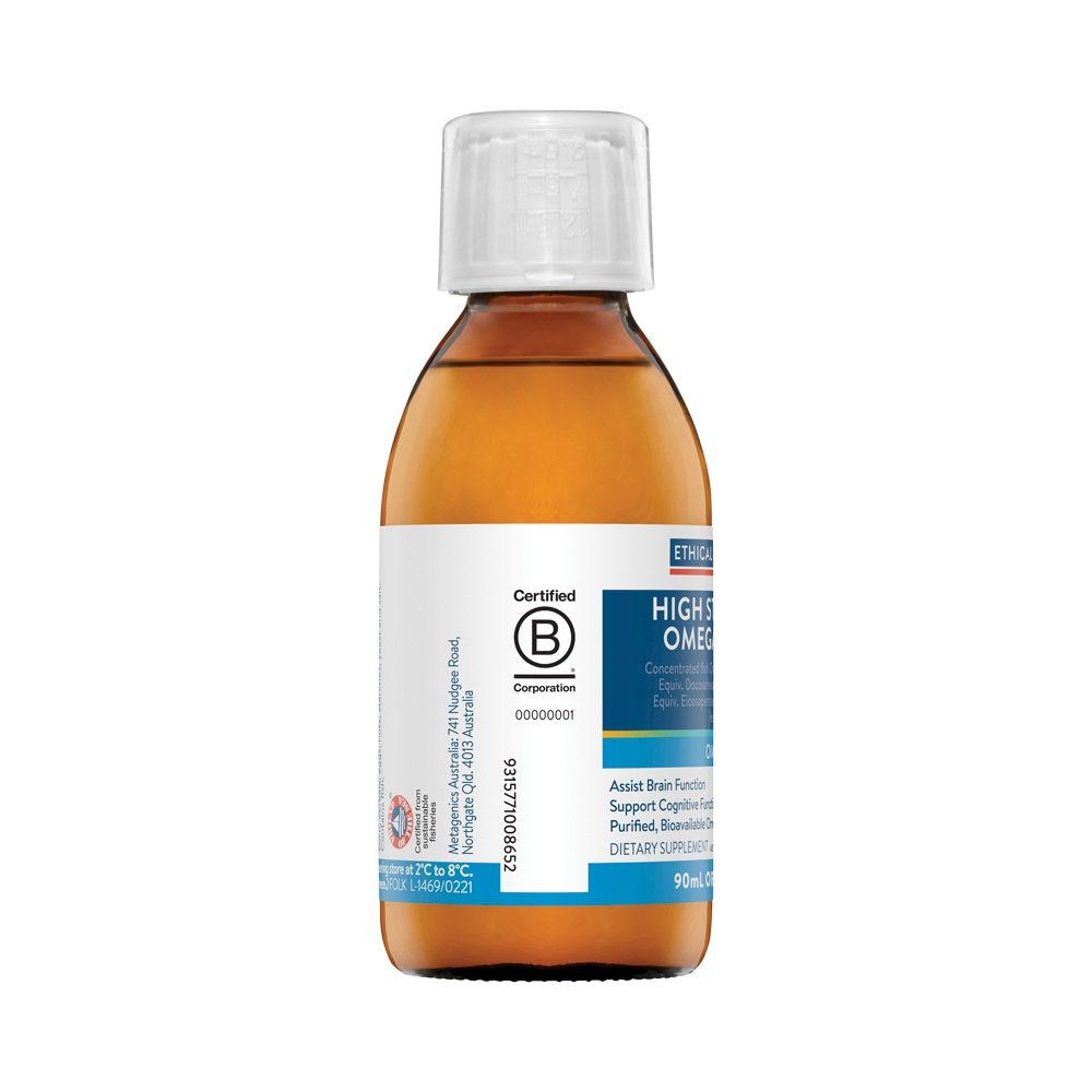 Ethical Nutrients High Strength Omega-3 Kids Orange Oral Liquid 90ml