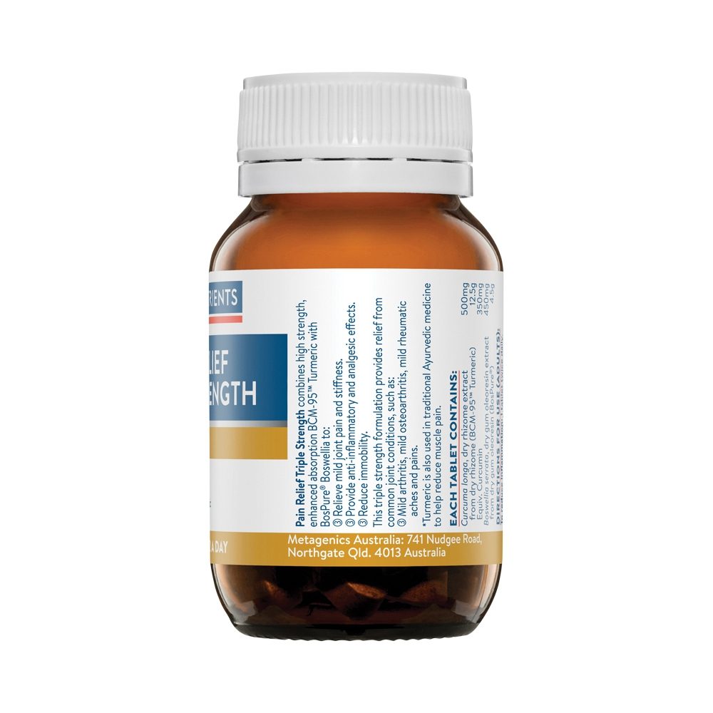 Ethical Nutrients Pain Relief Triple Strength 30 Tablets