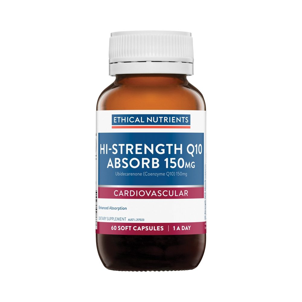 Ethical Nutrients Hi-Strength Q10 Absorb 150mg 60 Capsules