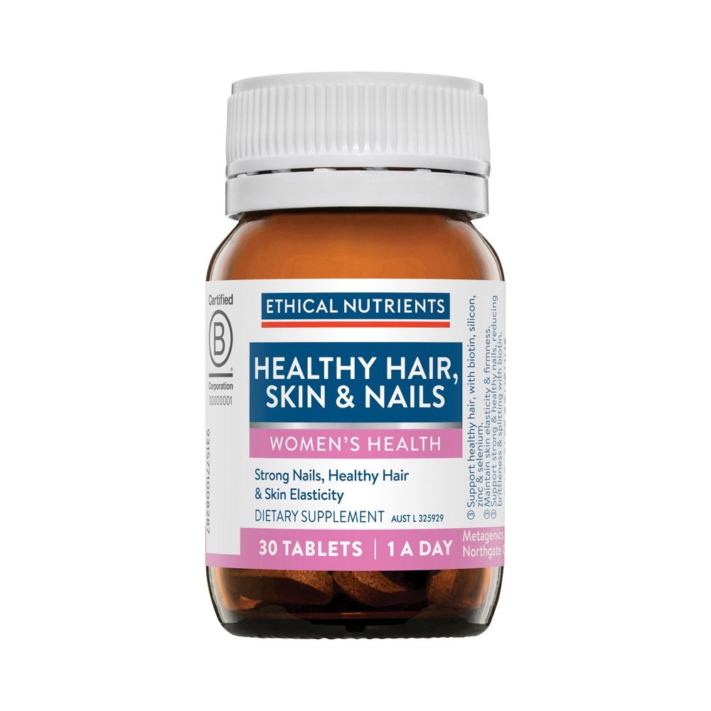 Ethical Nutrients Healthy Hair Skin & Nails 30 Tablets