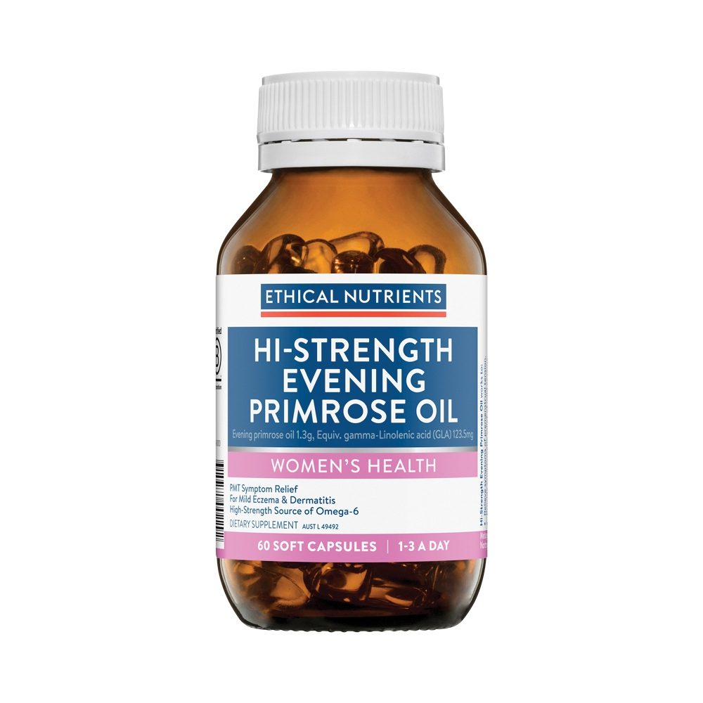 Ethical Nutrients Hi-Strength Evening Primrose Oil 60 Capsules