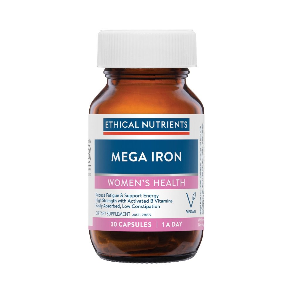 Ethical Nutrients Mega Iron 30 Capsules