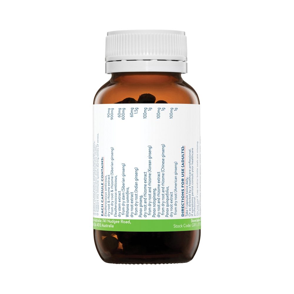Ethical Nutrients Ginseng 5 Exhaustion Relief 60 Capsules