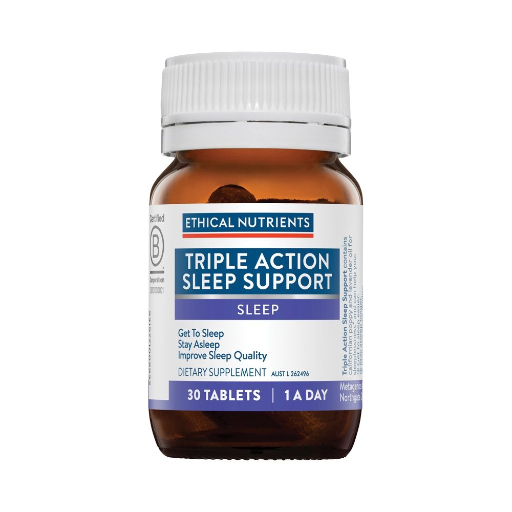 Ethical Nutrients Triple Action Sleep Support 30 Tablets