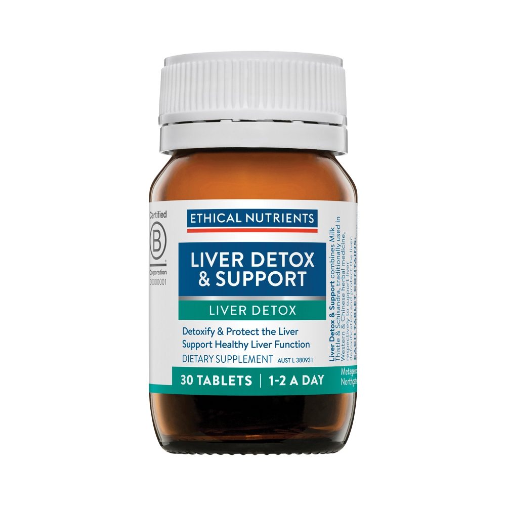 Ethical Nutrients Liver Detox Support 30 Tablets
