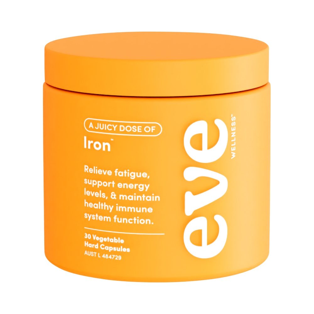 Eve Wellness A Juicy Dose of Iron 30 Vege Capsules