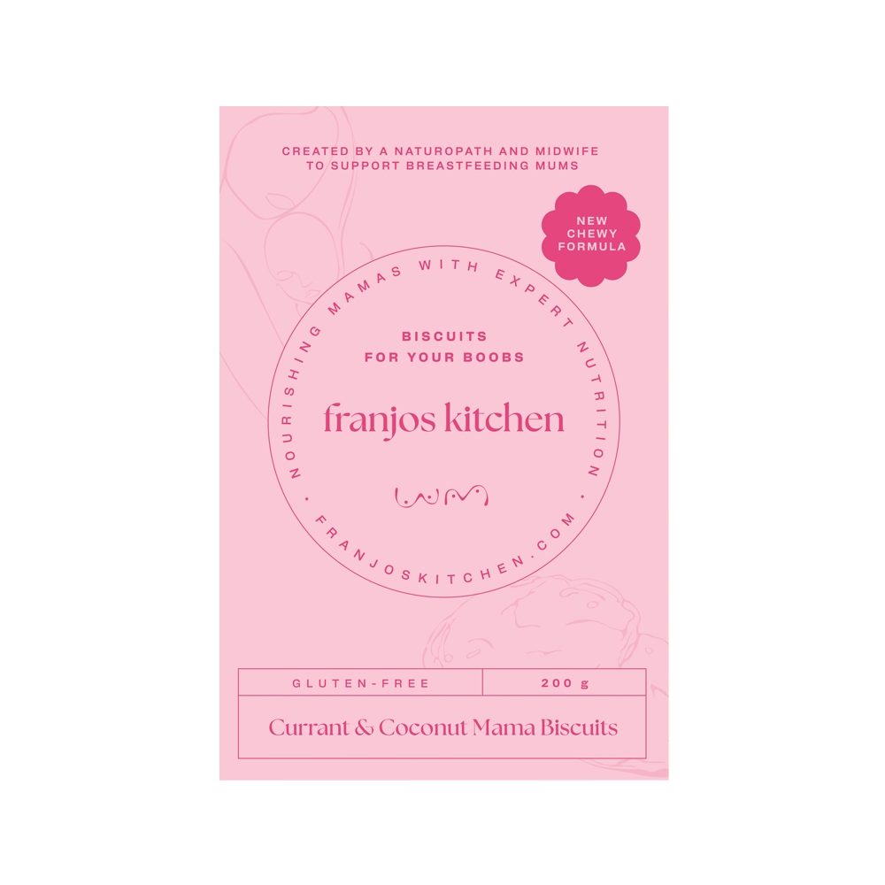Franjos Kitchen Mama Biscuits Gluten-Free Currant & Coconut 200g