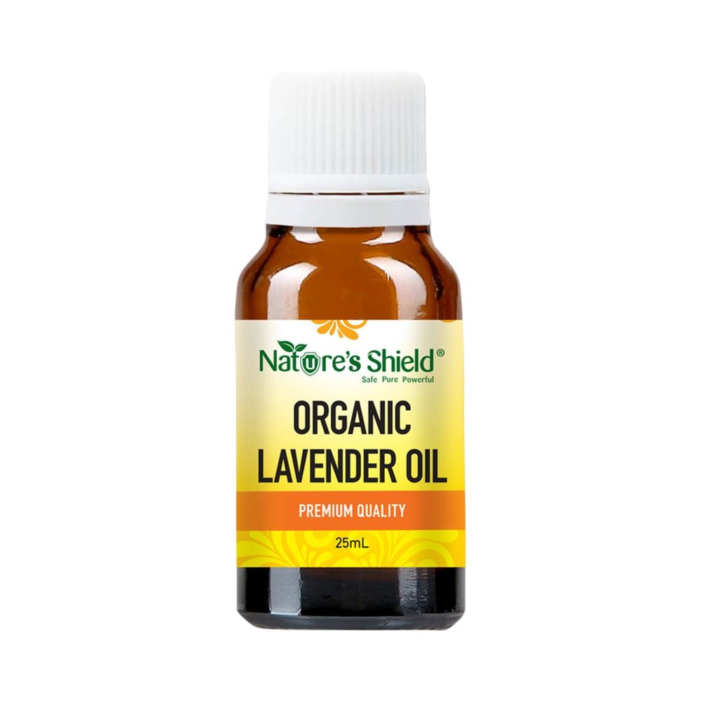 Nature's Shield Organic Essential Oil Lavender 25ml