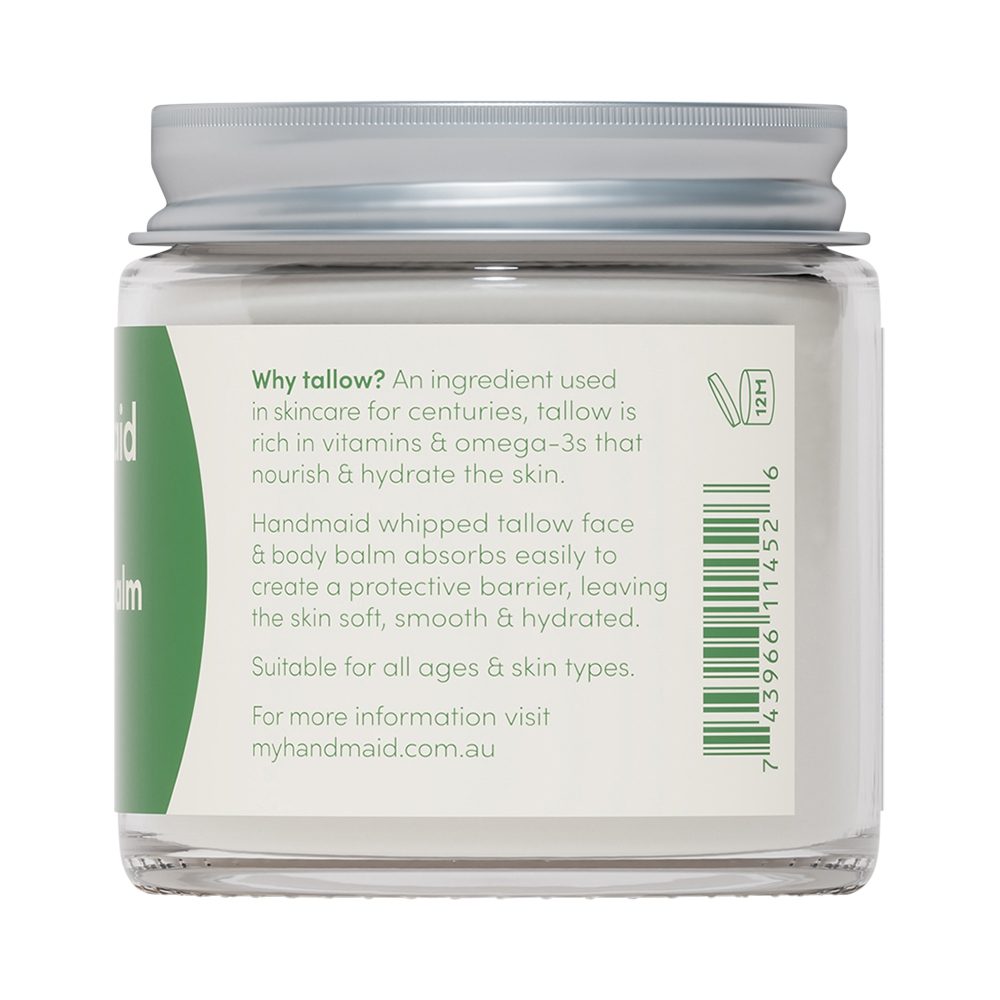 Handmaid Whipped Tallow Face and Body Balm Lemongrass 80g