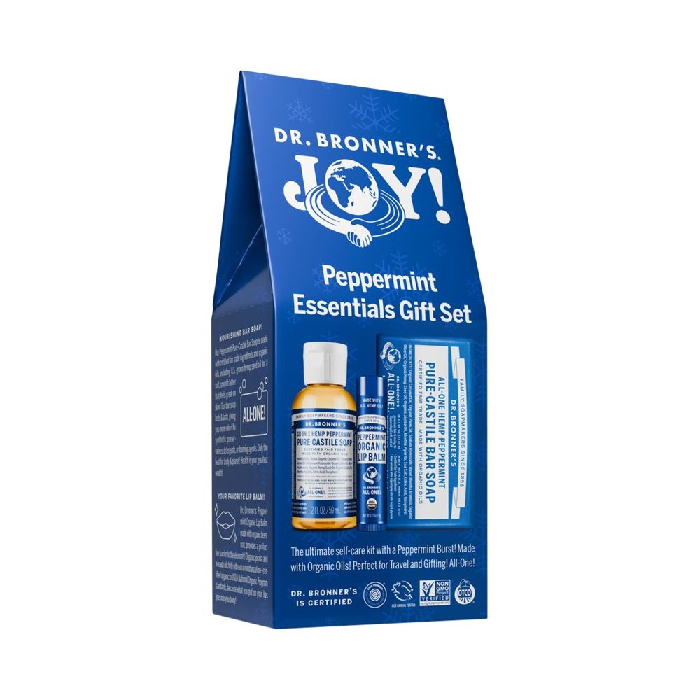 Dr. Bronner's Joy Peppermint Essentials Gift Pack