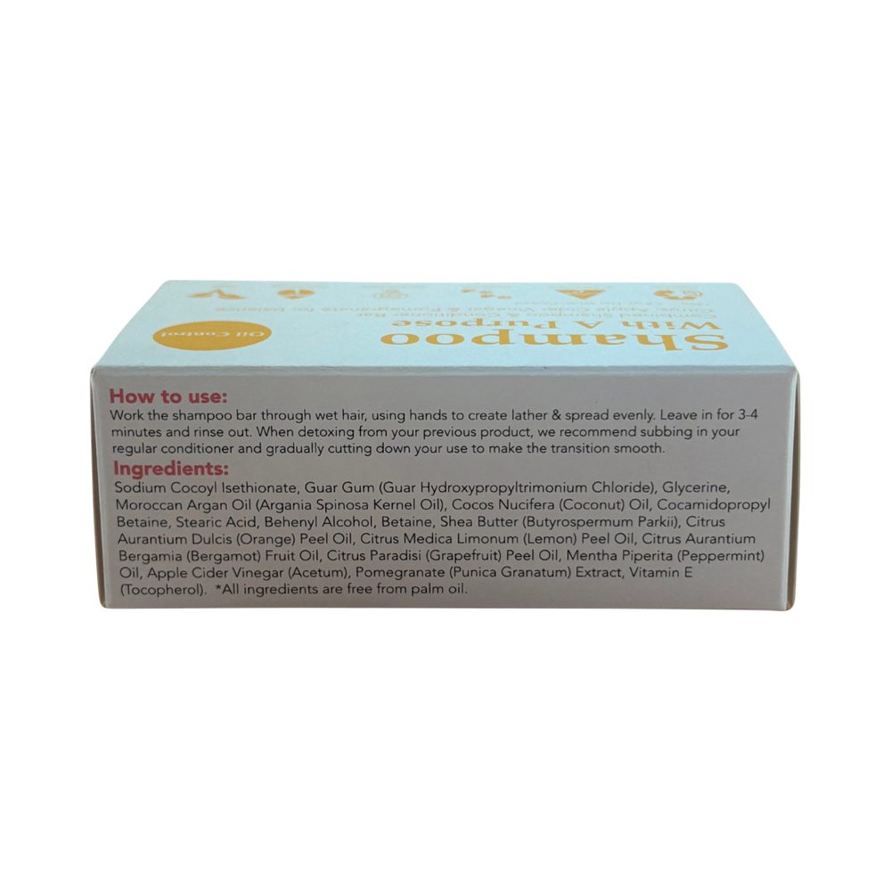Shampoo With A Purpose Combined Shampoo & Conditioner Bar Oil Control 135g