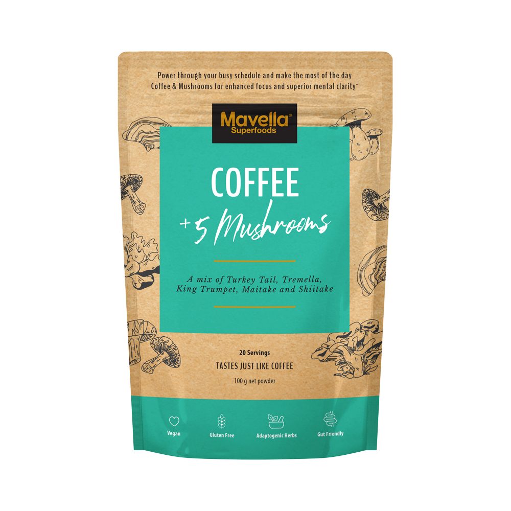 Mavella Superfoods Coffee + 5 Mushrooms 100g