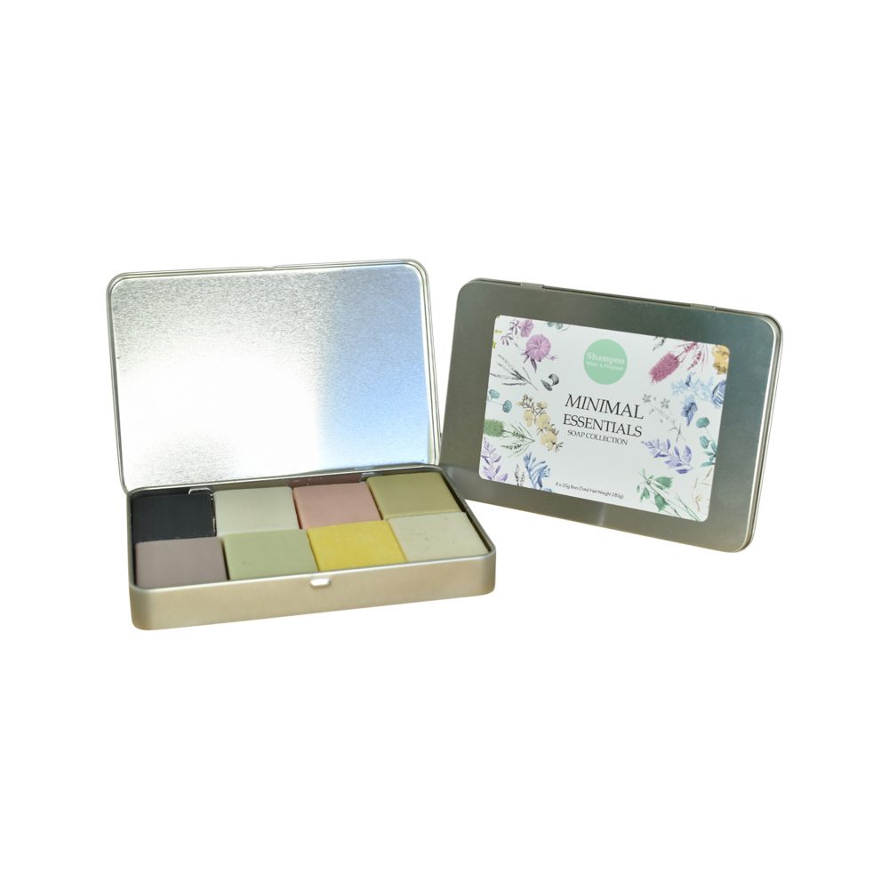 Shampoo With A Purpose Bar Soap Gift Box Minimal Essentials 35g x 8