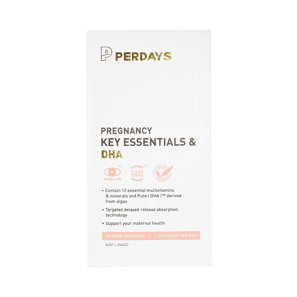 Perdays Pregnancy Key Essentials & DHA 60 Capsules