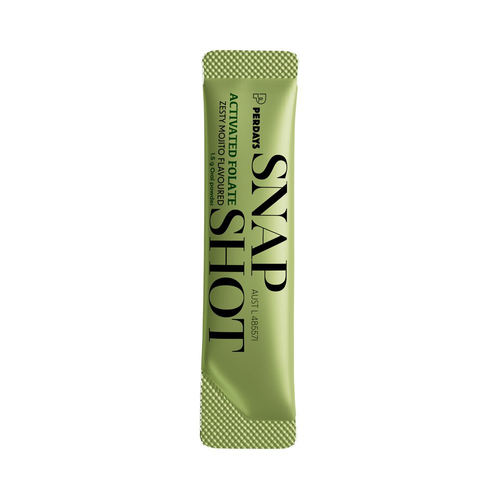 Snap Shot Activated Folate Zesty Mojito Flavoured Sachet 1.5g x 20 Pack