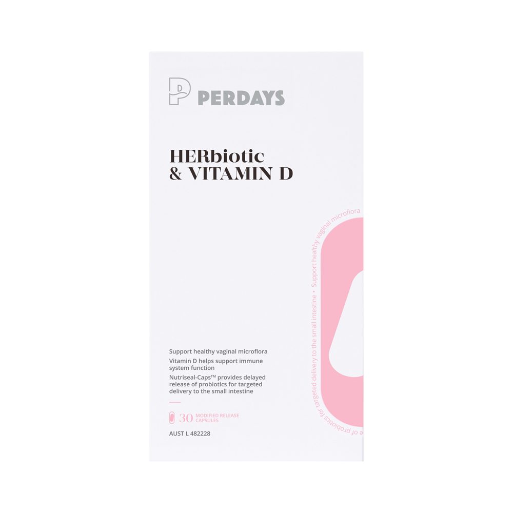 Perdays Herbiotic & Vitamin D 30 Capsules