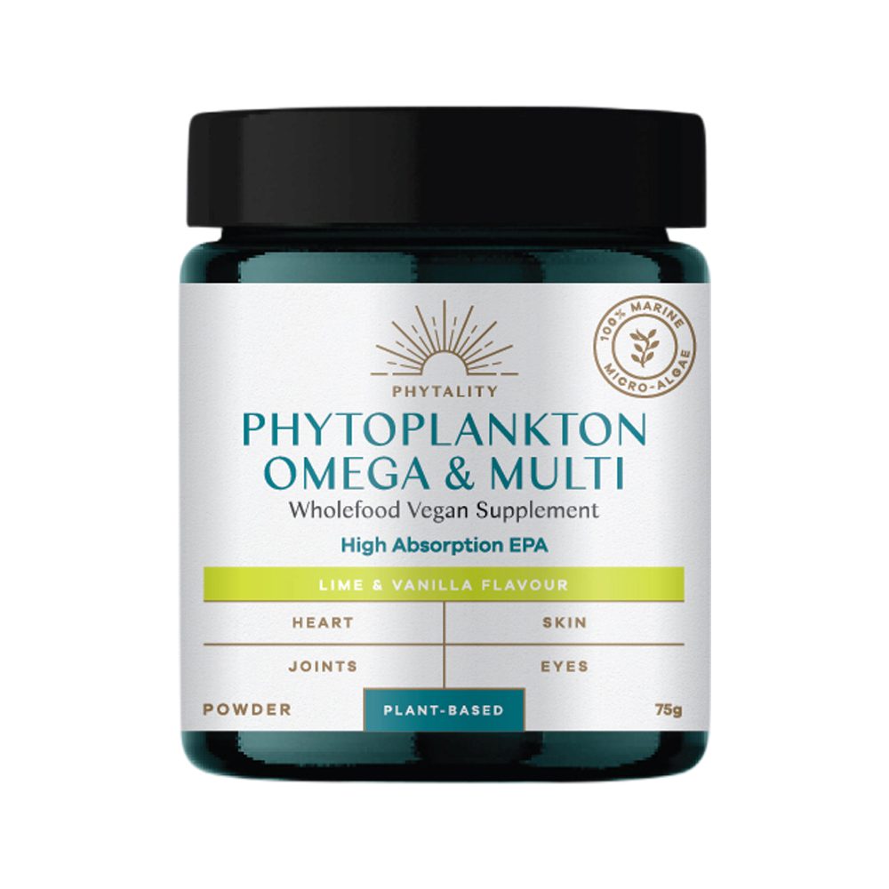 Phytality Phytoplankton Omega & Multi Lime & Vanilla Powder 75g