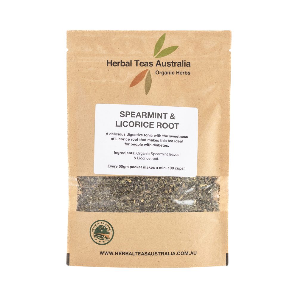 Herbal Teas Australia Spearmint Licorice Root 50g