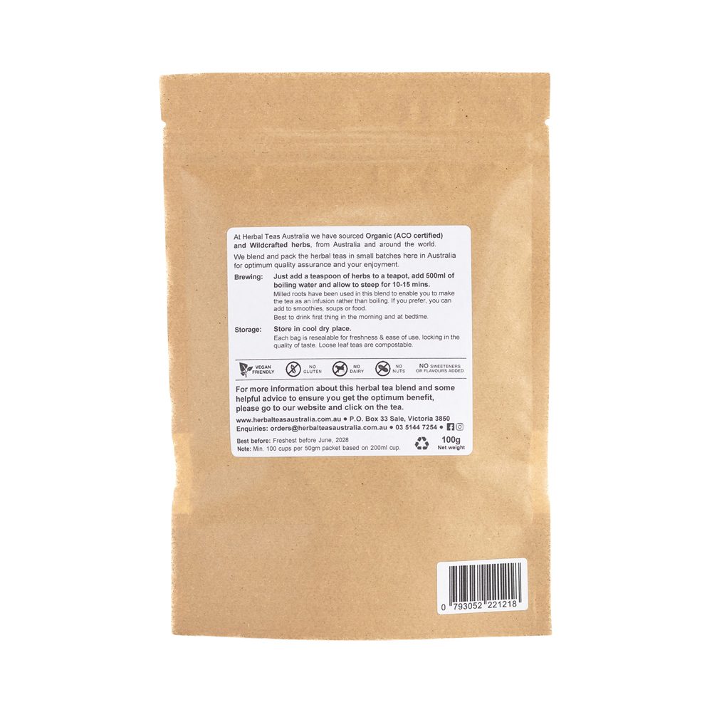 Herbal Teas Australia Organic Dandelion Root 100g