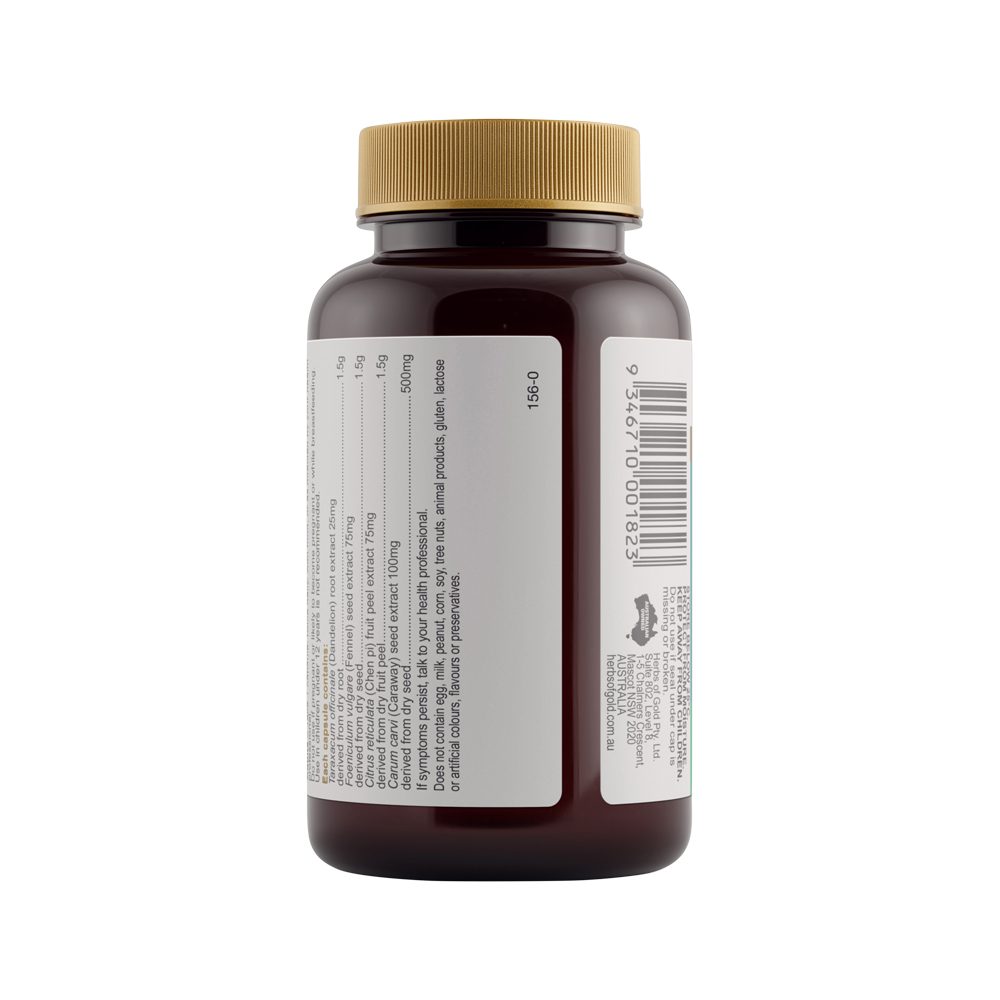 Herbs of Gold Bloating Relief Complex 60 Capsules